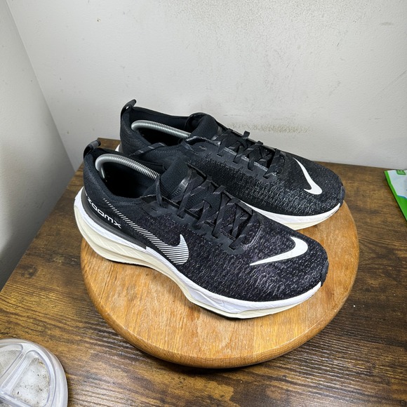 Nike ZoomX Invincible Run Flyknit 3 Men's Black White Shoes Size 12 DR2615-001